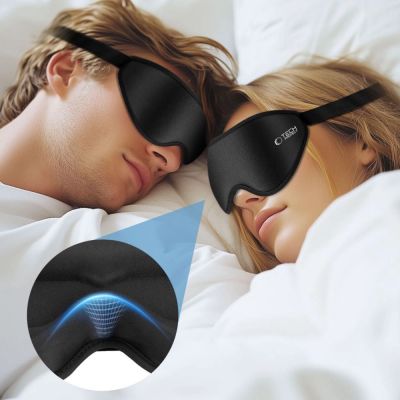 5. Maska do spania Tech-Protect Eyeshade Sleep Mask - czarna