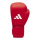 2. Rękawice bokserskie turniejowe adidas z atestem IBA czerwone