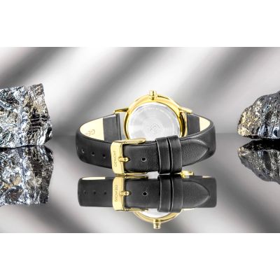 8. Zegarek Damski Giewont Sapphire Złoto Czarny GW4130-A4