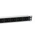 3. Equip 333318 rozdzielacz zasilania PDU 12 x gniazdo sieciowe 1U Czarny, Srebrny