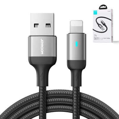 4. Kabel Joyroom Extraordinary Series A10 USB-A / Lightning 2.4A 1.2 m - czarny