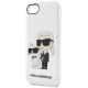 3. Etui Karl Lagerfeld Glitter Karl&Choupette na iPhone 7 / 8 / SE 2020 / SE 2022 - przezroczyste