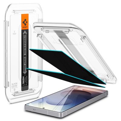 2. Szkło prywatyzujące Spigen Glas.TR "Ez Fit" Privacy 2-pack na Samsung Galaxy S25 Ultra