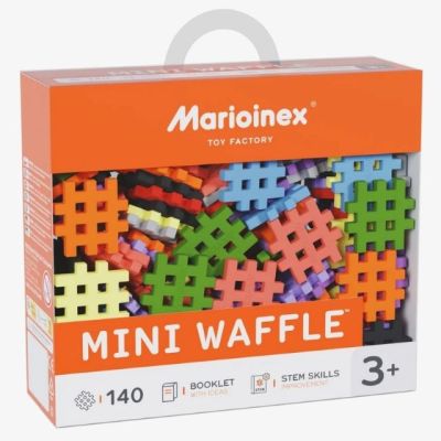 3. Klocki konstrukcyjne Marioinex Mini Waffle Zestaw 1, 140 elementów