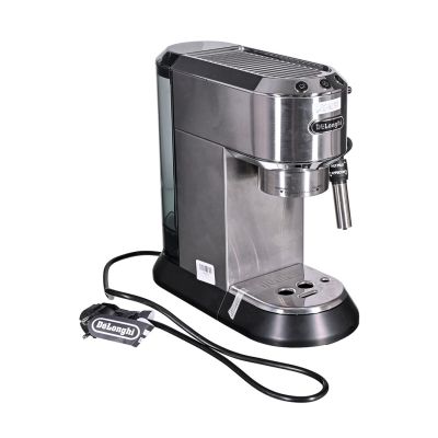 42. Ekspres kolbowy DeLonghi Dedica Style EC 685.M (1350W; kolor srebrny)