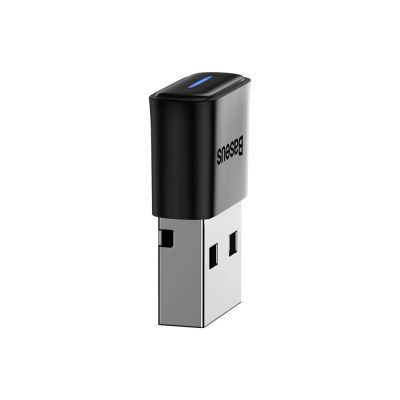 6. Baseus BA04 mini adapter Bluetooth 5.0 USB odbiornik nadajnik do komputera czarny (ZJBA000001)