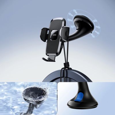 8. Uchwyt mechaniczny samochodowy Joyroom JR-ZS259 uniwersalny do telefonu na kokpit / szybę - czarny