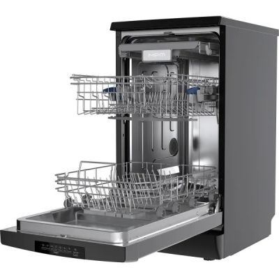 3. Zmywarka wolnostojąca MPM-45-ZMF-02 czarna, 45cm, automatyczne otwieranie, Aqua Stop