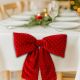 10. KOKARDA DEKORACYJNA CZERWONA 39x50CM MICA