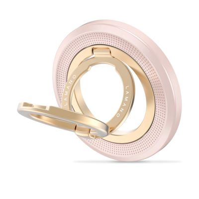 9. Uchwyt magnetyczny Tech-Protect MMR700 Lamano MagSafe na telefon - różowo-złoty