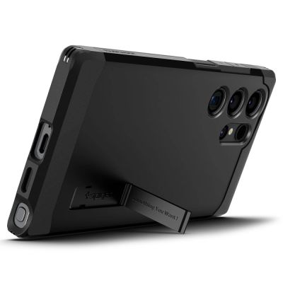 16. Etui Spigen Tough Armor na Samsung Galaxy S24 Ultra - czarne