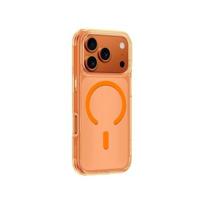 3. Etui AMAZINGTHING Minimal na iPhone 17 Pro kompatybilne z MagSafe - pomarańczowe