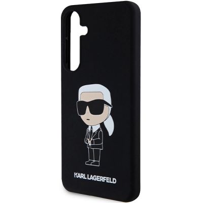 6. Etui Karl Lagerfeld Silicone Ikonik na Samsung Galaxy S24 - czarne