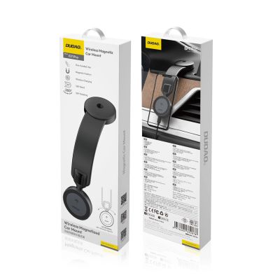 2. Ładowarka samochodowa Dudao F21 Pro 15W indukcyjna MagSafe - czarna