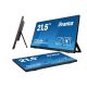 8. iiyama ProLite T2255MSC-B1 monitor komputerowy 54,6 cm (21.5") 1920 x 1080 px Full HD LCD Ekran dotykowy Czarny
