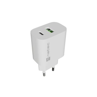 9. NATEC ŁADOWARKA SIECIOWA RIBERA 1X USB-A + 1X USB-