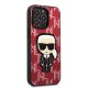 4. Etui Karl Lagerfeld Monogram Ikonik Patch na iPhone 13 Pro Max - czerwone