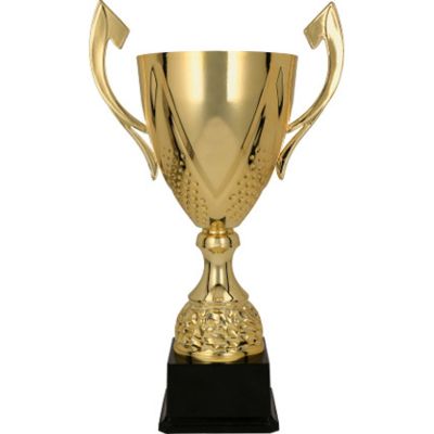 2. Puchar metalowy złoty DARKA 3133D