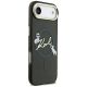5. Etui Karl Lagerfeld IML Choupettes Karl  Script Logo MagSafe na iPhone Air - czarne