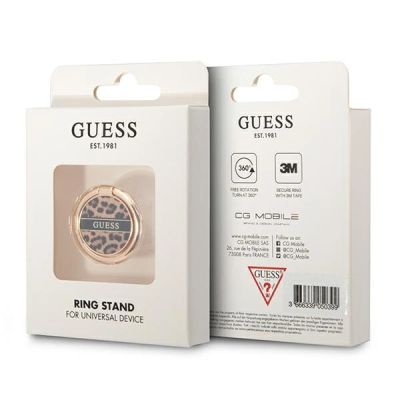 2. Ring Guess Leopard - brązowy