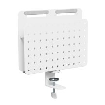 Activejet Organizer na biurko APB-006W. Obrotowa tablica perforowana z organizatorem pionowy. Kolor szaro biały.