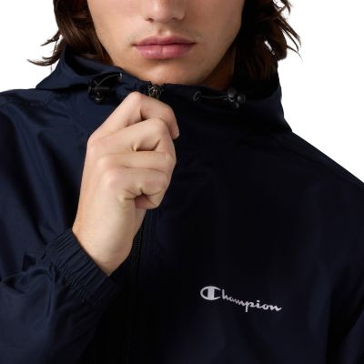 4. Kurtka męska Champion Windbreaker granatowa 222272 BS501