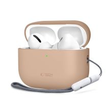 Etui Tech-Protect Silicone na AirPods Pro 3 - beżowe