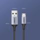 13. Kabel Ugreen US290 60146 USB-A / micro USB 2.4A 1m - szary
