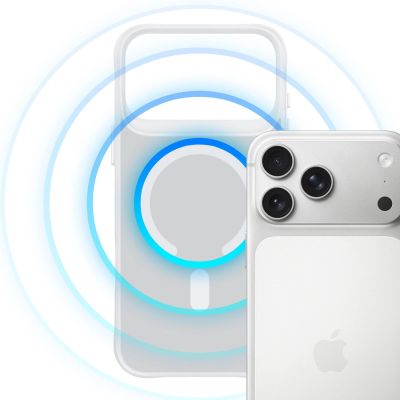22. Etui 3mk Smoke MagCase na iPhone 17 Pro - białe-półprzezroczyste