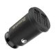 4. Mini ładowarka Baseus Grain Car Charger CCALL-ML01 samochodowa 2x USB-A 3.1A - czarna