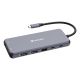 11. Adapter Verbatim CMH-14 USB Type-C 5000 Mbit/s Srebrny