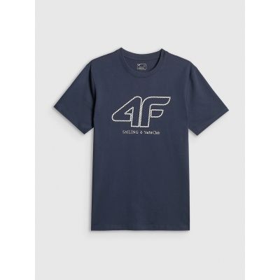 5. T-shirt regular męski z logo 4F 4FRSS26TTSHM3999-31S