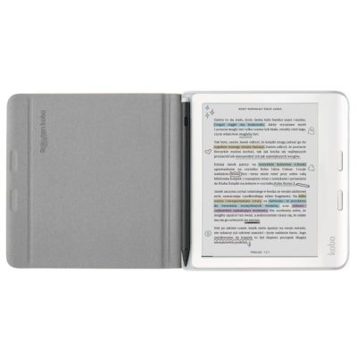 2. Etui Kobo Libra Colour Notebook SleepCover Case Sand Beige