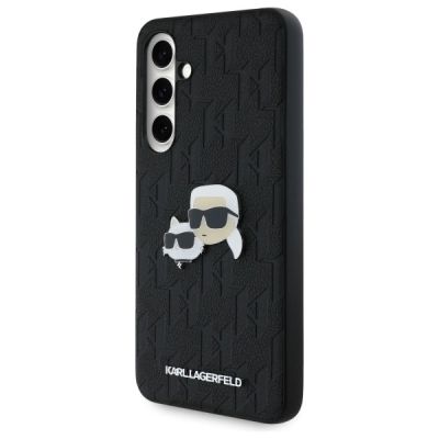 2. Karl Lagerfeld KLHCS24FEPGKLKCPK Sam S24  FE S721 czarny/black hardcase Monogram Karl&Chaoupette Head Pin