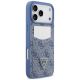4. Etui Guess 4G nauble Card Triange na iPhone 18 Pro Max / 17 Pro Max - niebieskie