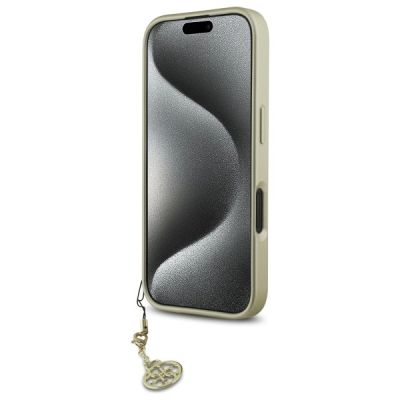 5. Etui Guess 4G Charms Collection na iPhone 16 - czarne