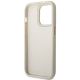 7. Etui Guess Croco Collection na iPhone 14 Pro 6,1" - srebrne