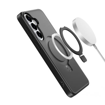 6. Etui Dux Ducis Yind na Samsung Galaxy S26 z podstawką kompatybilne z MagSafe - czarne