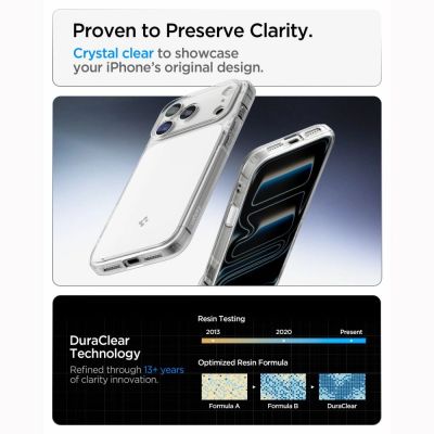8. Etui Spigen Ultra Hybrid MagSafe na iPhone 18 Pro / 17 Pro - białe