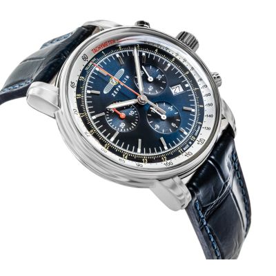 3. Zegarek Męski ZEPPELIN LZ14 Marine Chronograph 8888-3 + BOX