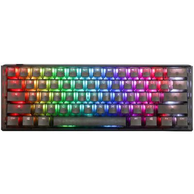 7. Klawiatura gamingowa Ducky One 3 Aura Black Mini Gaming, RGB LED - MX-Silent-Red