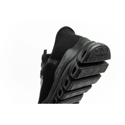 7. Skechers buty męskie sneakersy Glide-Step wygodne lekkie Slip-Ins czarne