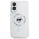 3. Etui Karl Lagerfeld Button Choupette Head Printed Logo MagSafe na Samsung Galaxy S25 Edge - białe