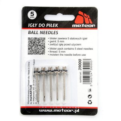 2. Igły do piłek Meteor 5mm 39000