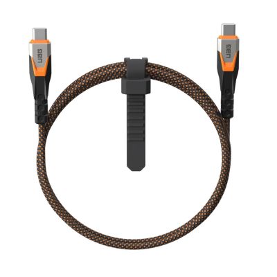 5. UAG SRGE - kabel USB-C - USB-C, USB 3.2 Gen2 240W/20Gbps, 75 cm (black/orange)