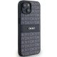 4. Etui DKNY Leather Mono Stripe & Metal Logo na iPhone 15 / 14 / 13 - czarne