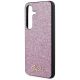 14. Etui Guess Glitter Script na Samsung Galaxy S24+ - fioletowe