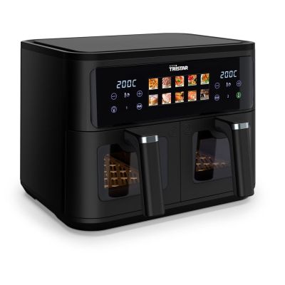 Tristar FR-9075 frytkownica Podwójny 9 l Autonomiczny 2500 W Frytkownica na gorące powietrze Czarny