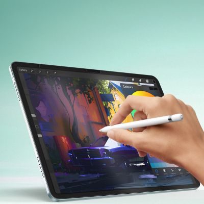 4. Folia ochronna Dux Ducis Naad Paperlike matowa na iPad Air 11" (2024/2025) - z czarną ramką