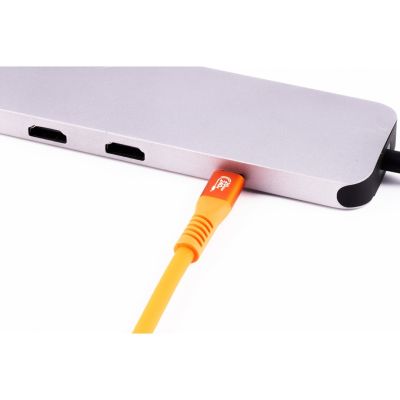 5. Flexline FL31-77157 kabel USB USB 3.2 Gen 2x2 1,5 m USB C 20 Gbit/s 240 W Pomarańczowy